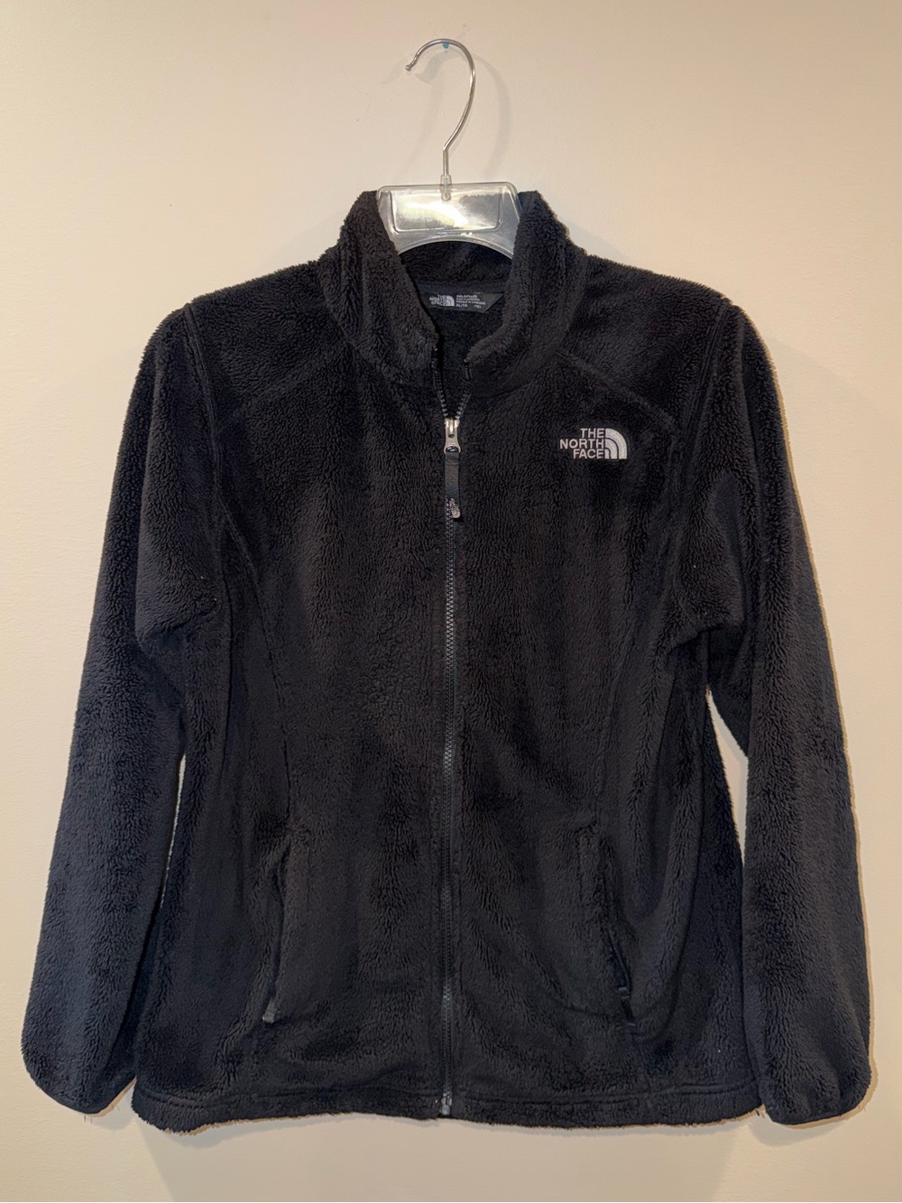 The North Face Black Plush Full-Zip Fleece Jacket